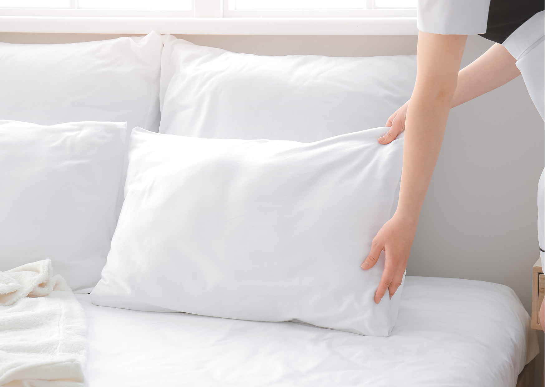 Cómo hacer una cama de hotel