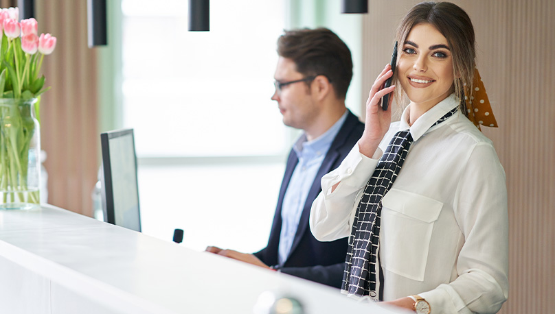 Funciones de recepcionista